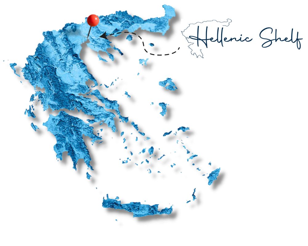 hellenic shelf map